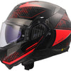 Casque modulable Ls2 ff910 advant ii casque astral ff910 advant ii astral l noir rouge