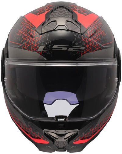 Casque modulable Ls2 ff910 advant ii casque astral ff910 advant ii astral l noir rouge