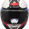 Casque modulable Ls2 ff910 advant ii triple. casque ff910 advant ii triple xl wh bleu rouge