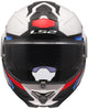 Casque modulable Ls2 ff910 advant ii triple. casque ff910 advant ii triple xl wh bleu rouge