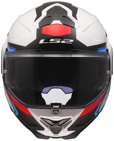 Casque modulable Ls2 ff910 advant ii triple. casque ff910 advant ii triple 3xl wh bleu rouge