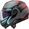 Casque modulable Ls2 ff910 advant ii triple. casque ff910 advant ii triple xxl gr bleu rouge