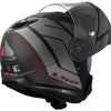 Casque modulable LS2 FF908 Strobe II Code. casque ff908 paille. ii code xl noir gris mat