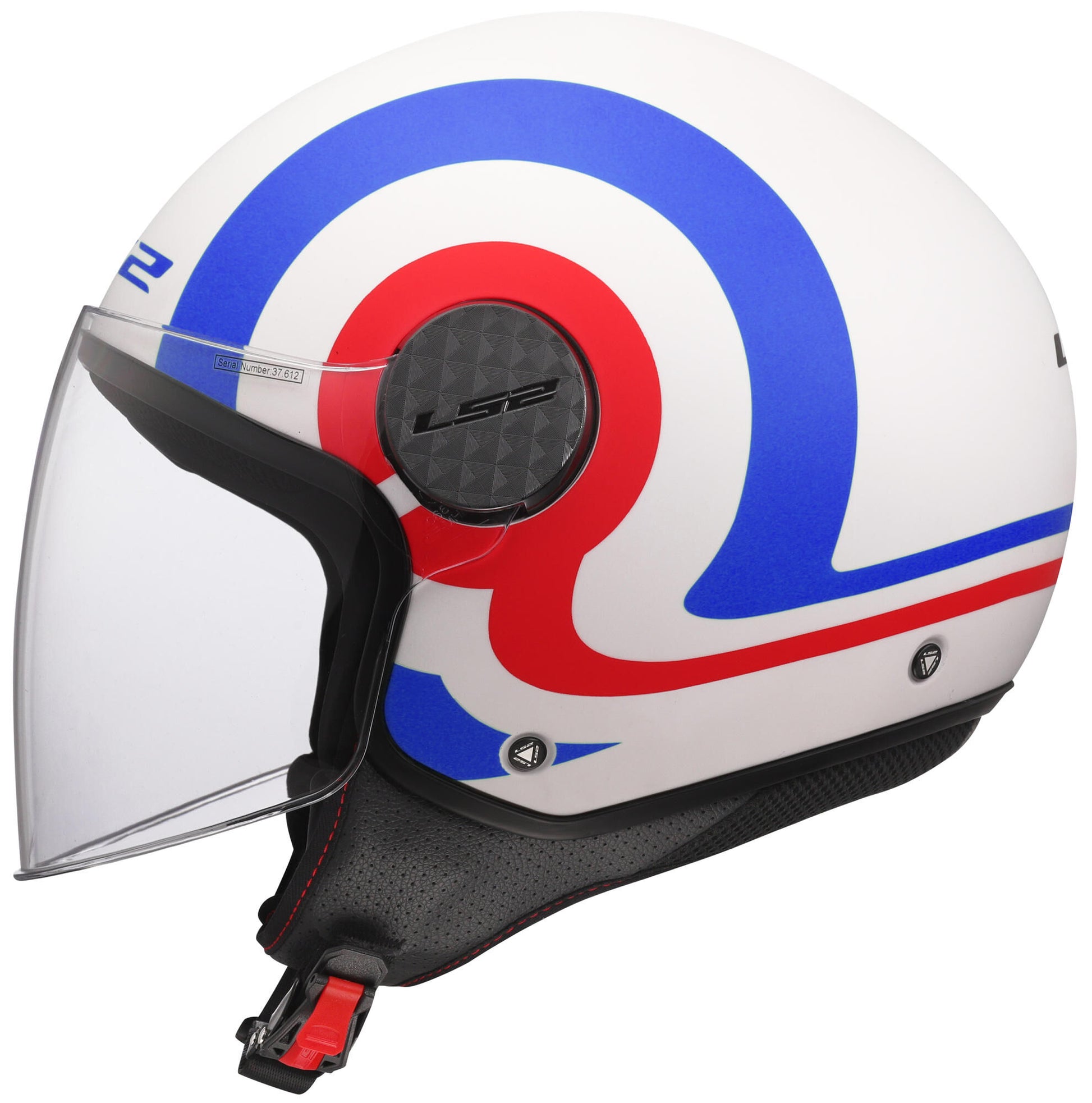 Ls2 de 558 sphère lux ii casque jet urby casque de 558 sph. lux ii urby wh bleu rouge xl