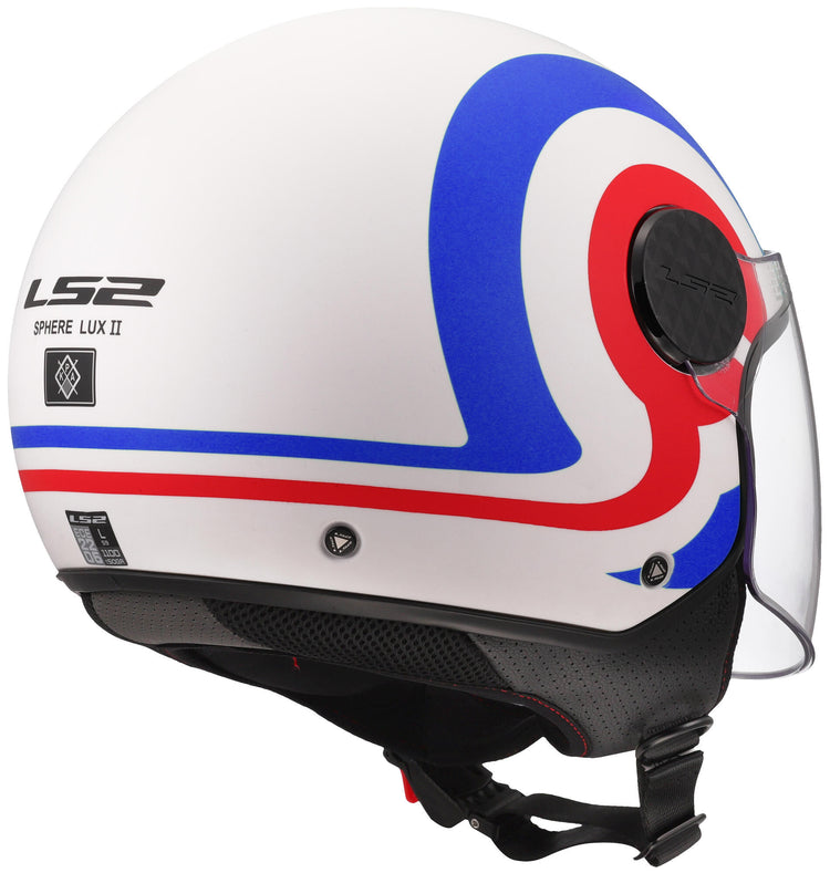 Ls2 de 558 sphère lux ii casque jet urby casque de 558 sph. lux ii urby wh bleu rouge xl
