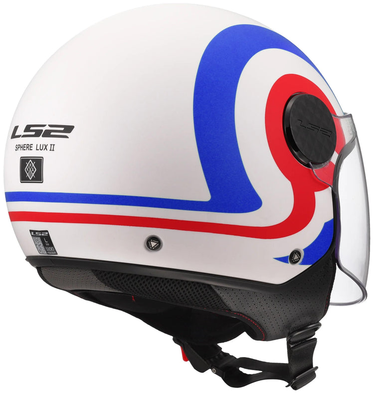 Ls2 de 558 sphère lux ii casque jet urby casque de 558 sph. lux ii urby wh bleu rouge s