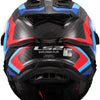 Casque enduro Ls2 mx701 explorer carbon frontier ii, pare-soleil interne, amovible, lavable, hypoallergénique et respirant, mentonnière renforcée, coussinets de joues de sauvetage, casque double doublure en D mx701 expl. car.fr.ii s wh bleu bl