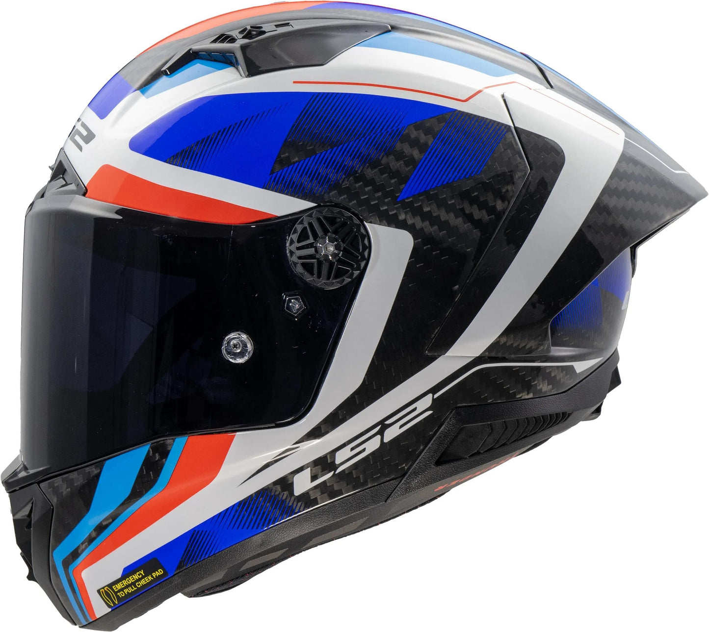 Ls2 casque intégral ff805 tonnerre carbone gp casque diamant ff805 tonnerre gp raute s bleu rouge