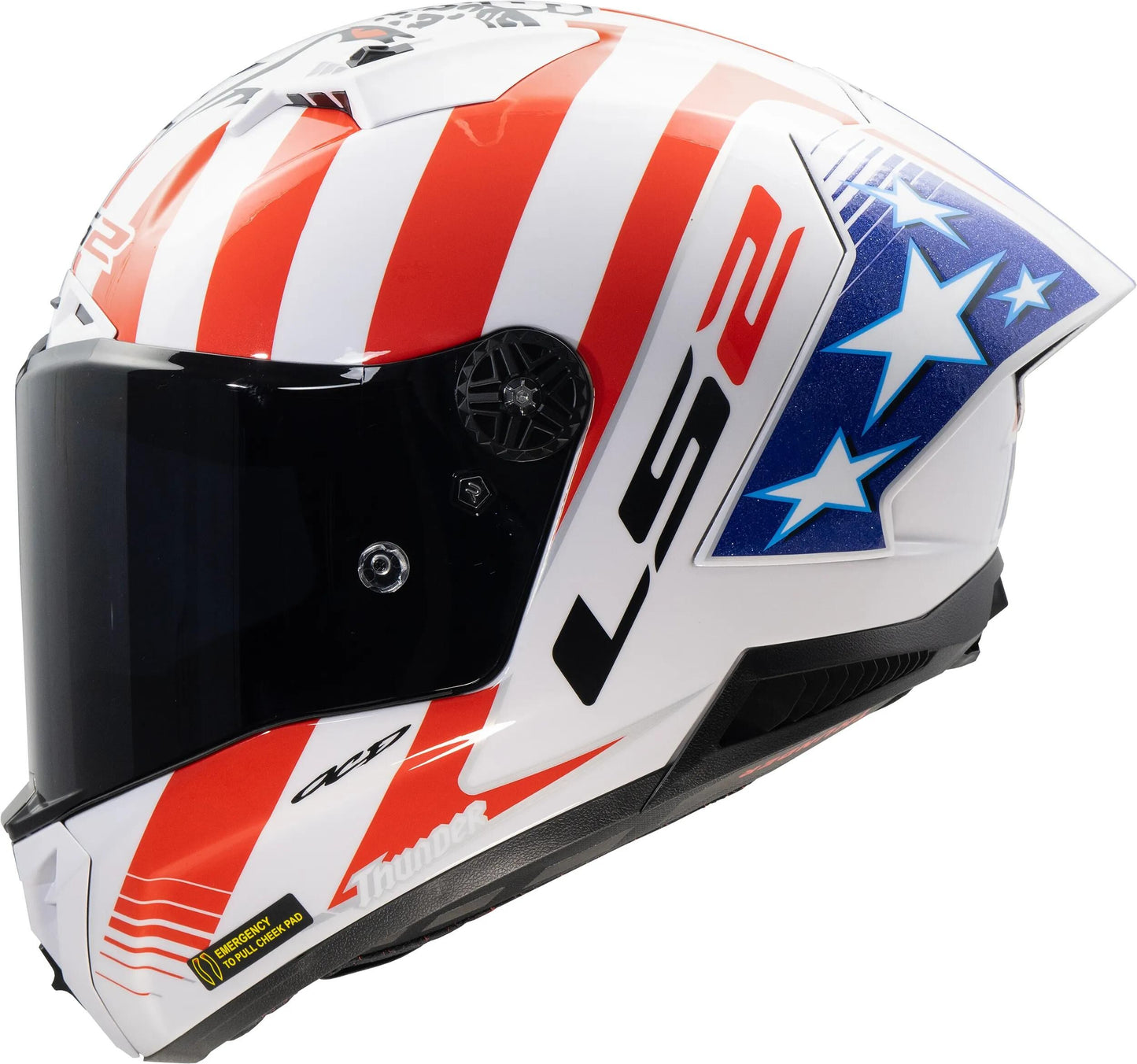 Casque intégral LS2 FF805 Thunder Carbon GP Aero Réplique Baz. casque ff805 Thunder GP Aero Rep. baz m