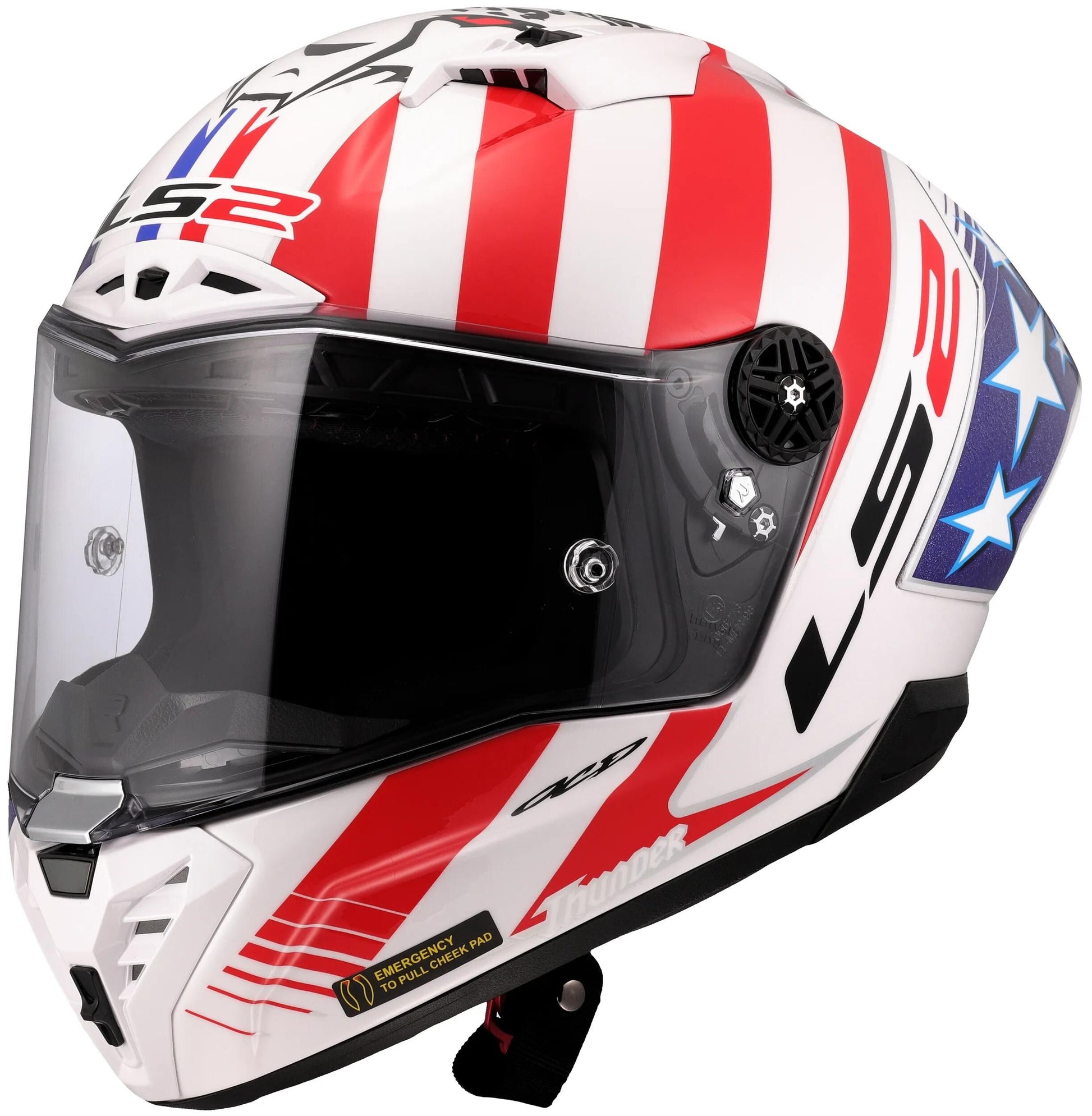 Casque intégral LS2 FF805 Thunder Carbon GP Aero Réplique Baz. casque ff805 Thunder GP Aero Rep. baz m