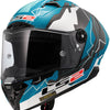 Casque intégral LS2 FF805 Thunder Carbon GP Aero réplique Huertas. casque ff805 Thunder GP Aero Rep. huertas m