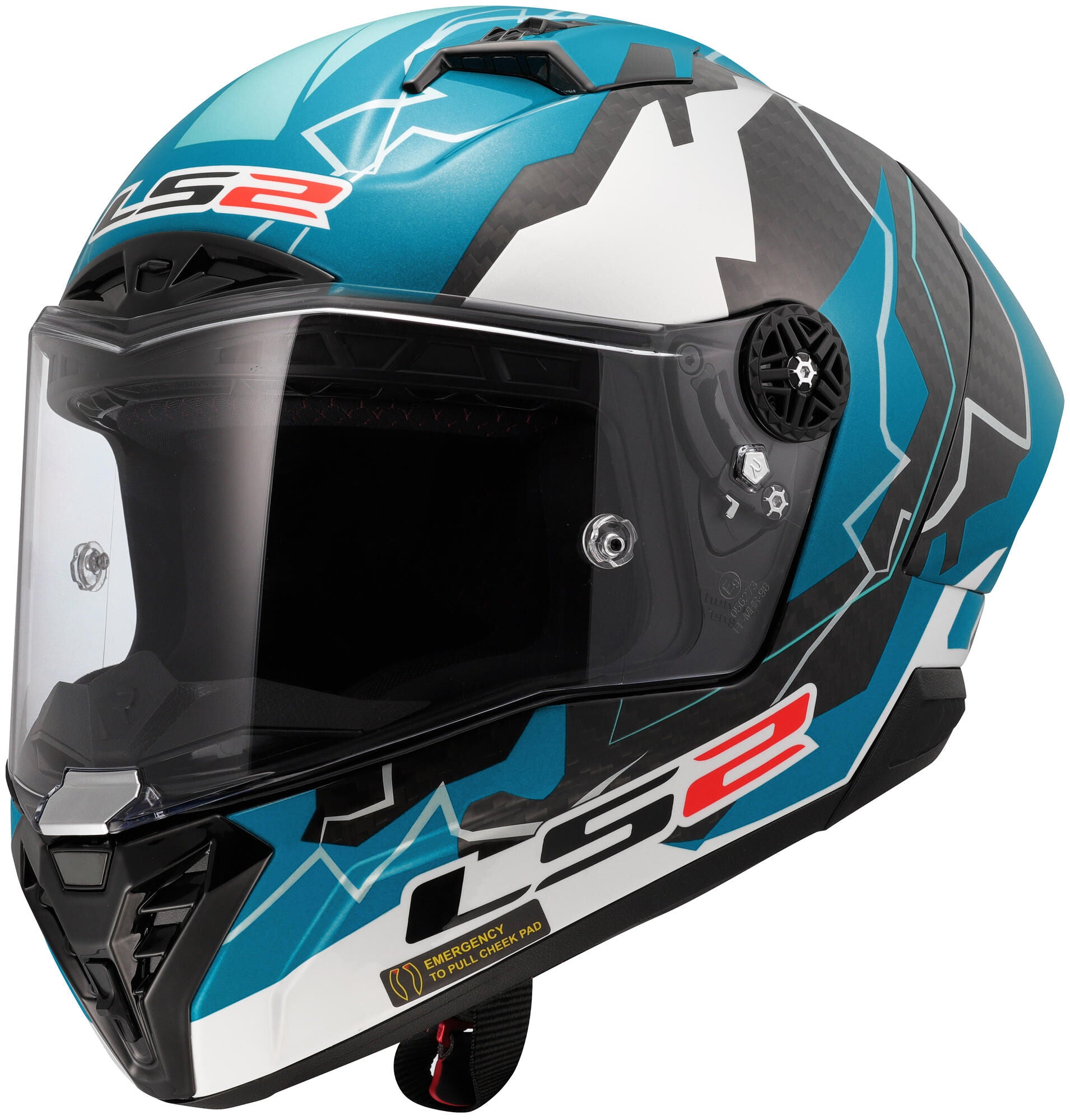 Casque intégral LS2 FF805 Thunder Carbon GP Aero réplique Huertas. casque ff805 Thunder GP Aero Rep. huertas l