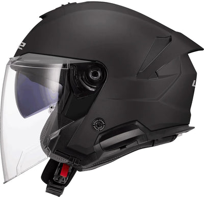 Casque jet Ls2 de 618 verso ii casques solides de 618 verso i noir uni mat gr. xl