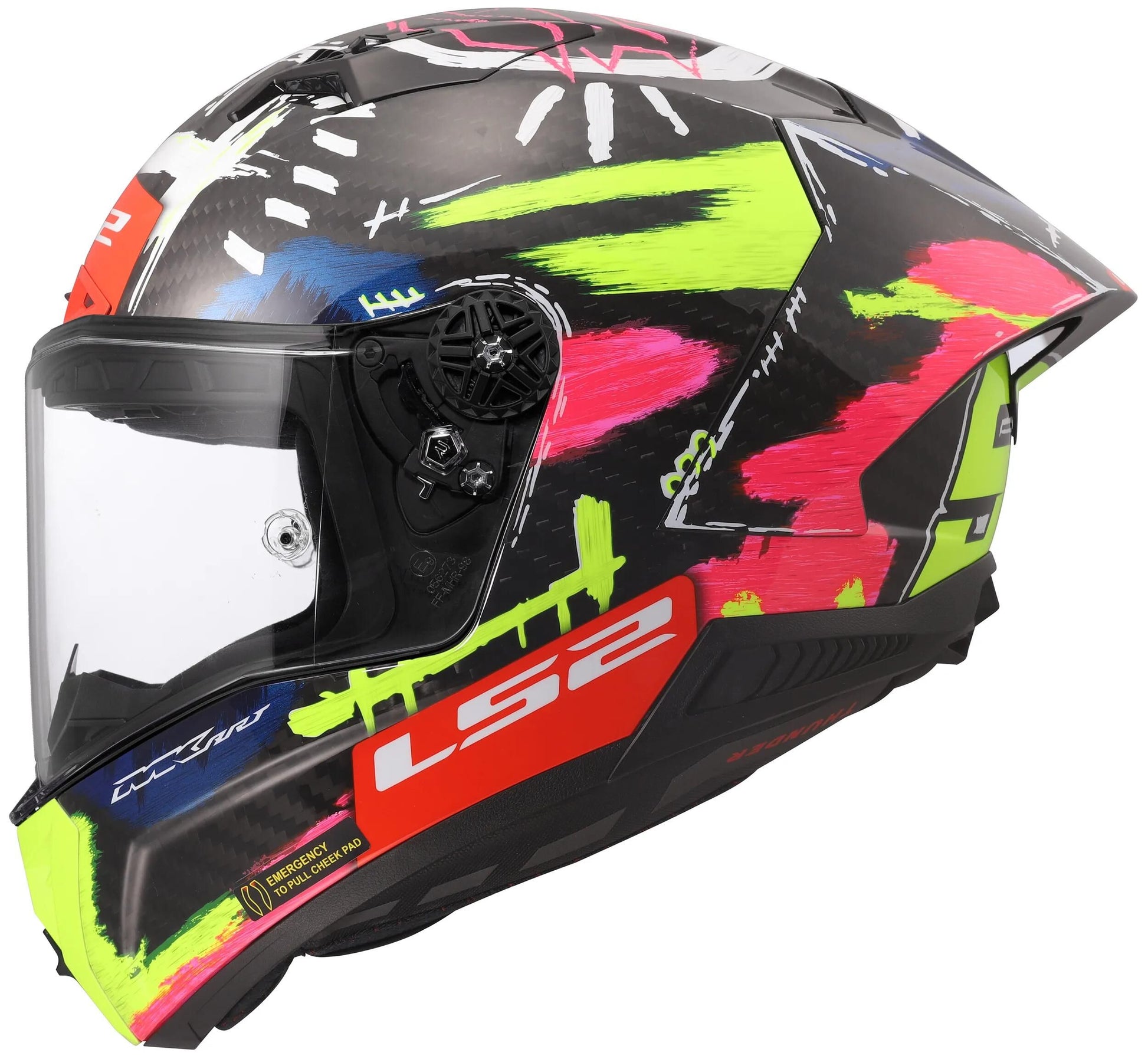 Ls2 casque intégral ff805 tonnerre carbone gp aero réplique aldeguer 25 casque ff805 tonnerre aero repl.aldeguer 25 s