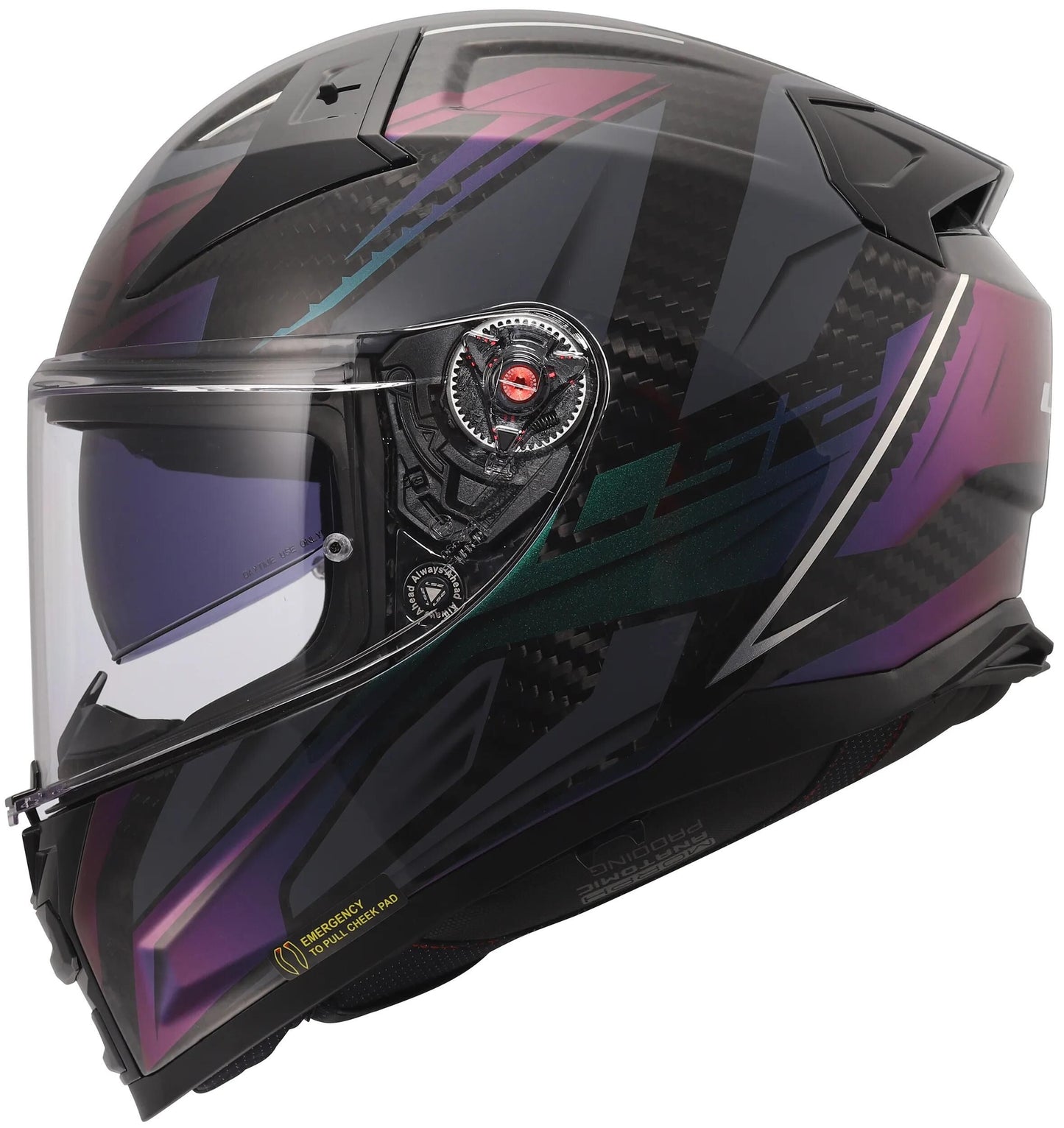 Casque intégral Ls2 ff811 vector ii casque carbone savage ff811 vector i c savage caméléon s