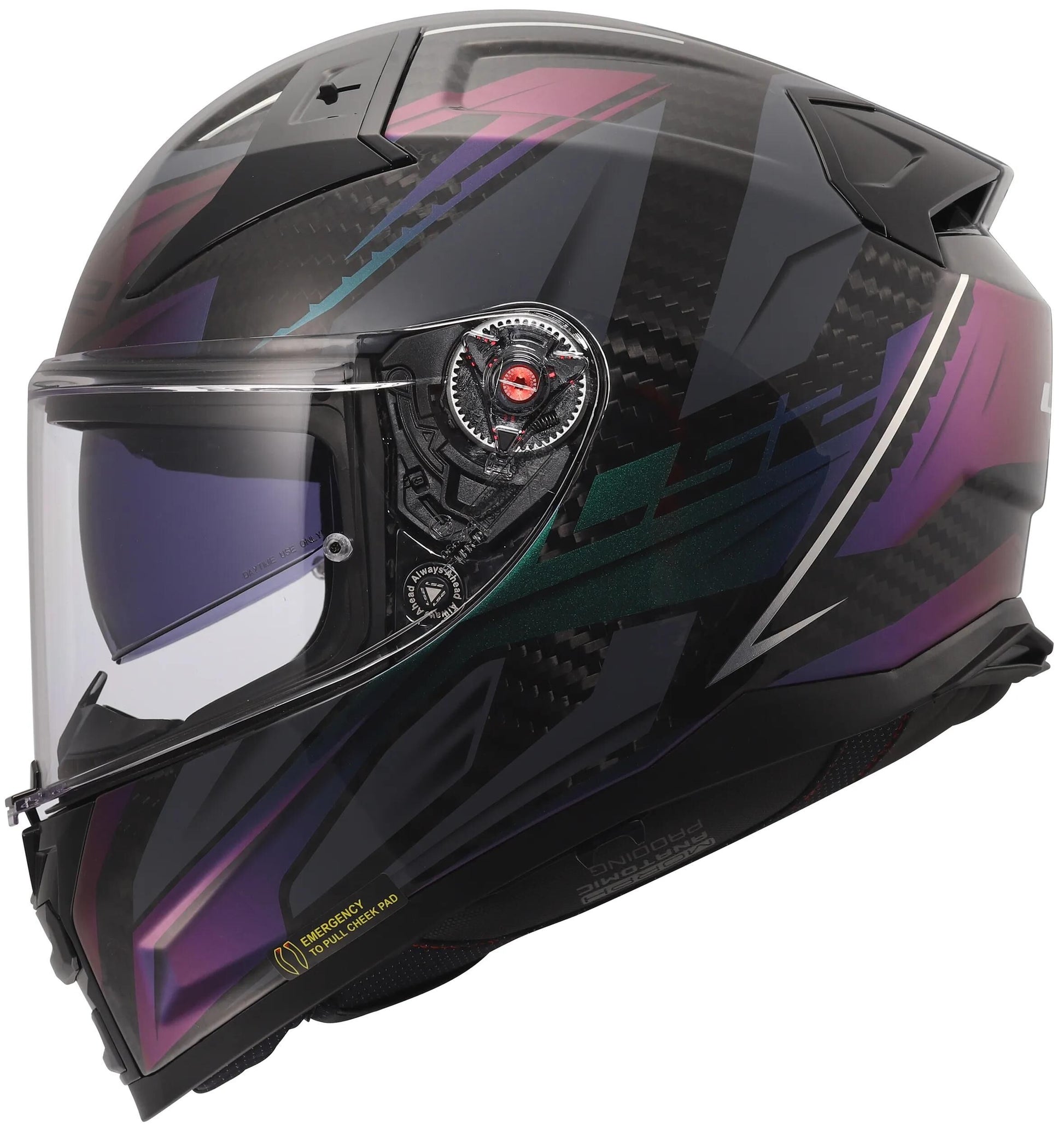 Casque intégral Ls2 ff811 vector ii casque carbone savage ff811 vector i c savage caméléon s