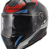Casque intégral LS2 FF811 Vector II Carbon Savage. casque ff811 vecteur i c savage blanc bl rouge xs