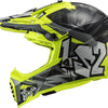 Casque de motocross enfant Ls2 mx437 fast evo ii mini crusher