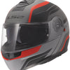 Ls2 casque modulable ff908 strobe ii monza casques ff908 strobe monza noir gris rouge s