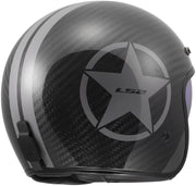 Casque jet Ls2 of601 bob ii carbon star casque of601 bob ii carbon star gris gr. XXL - afbeelding 1