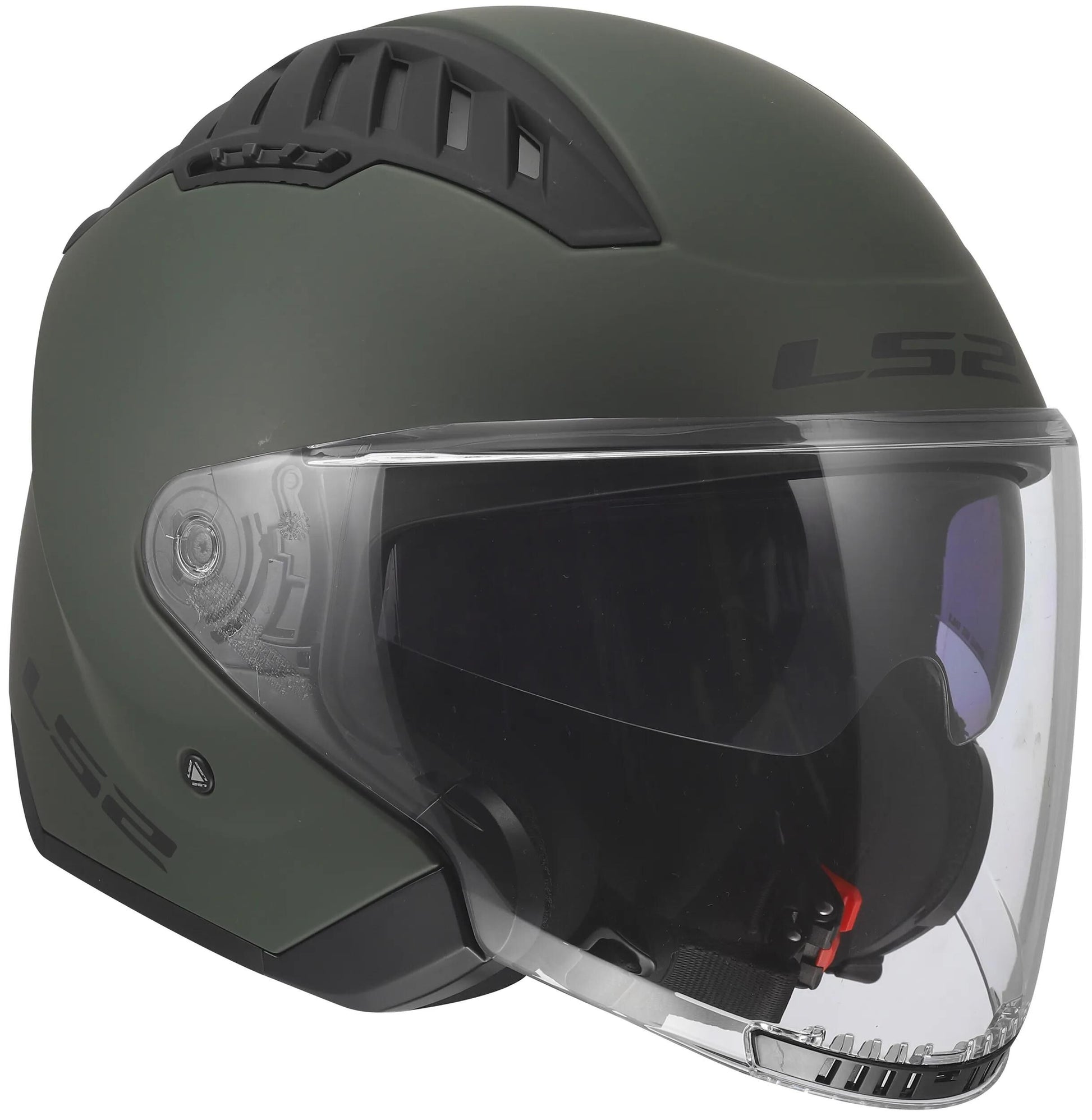 Casque jet Ls2 de 600 copter ii casque solide de 600 copter i vert militaire gr. xl