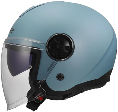 Ls2 casque jet of620 classy solid casque of620 classy solid bleu clair mat m