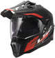 Casque enduro Ls2 mx701 explorer hexa casque mx701 explorer hexa noir rouge gris mat