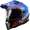 Ls2 casque enduro mx701 explorer hexa casque mx701 explorer hexa blanc bleu rouge m