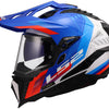 Ls2 casque enduro mx701 explorer hexa casque mx701 explorer hexa blanc bleu rouge l