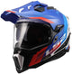 Ls2 casque enduro mx701 explorer hexa casque mx701 explorer hexa blanc bleu rouge l