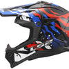 Ls2 casque de motocross mx708 fast ii casque grotesk mx708 fast ii grotesque blanc bl rouge xx