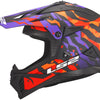 Casque de motocross LS2 MX708 fast ii casque grotesque mx708 fast ii grotesque violet ou. Mat