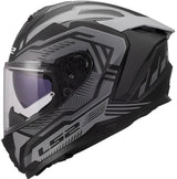 Ls2 casque intégral ff817 challenger ii casque dravix ff817 challenge ii dravix gris mat s - afbeelding 2