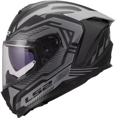 LS2 casque intégral ff817 challenger ii casque dravix ff817 challenge ii dravix gris mat xxl