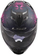 Ls2 casque intégral ff818 storm iii burst casque ff818 storm ii brosses noir mat rose l