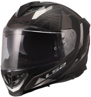 Ls2 casque intégral ff818 storm iii casque sportif ff818 storm ii sporty noir mat gris s - afbeelding 2