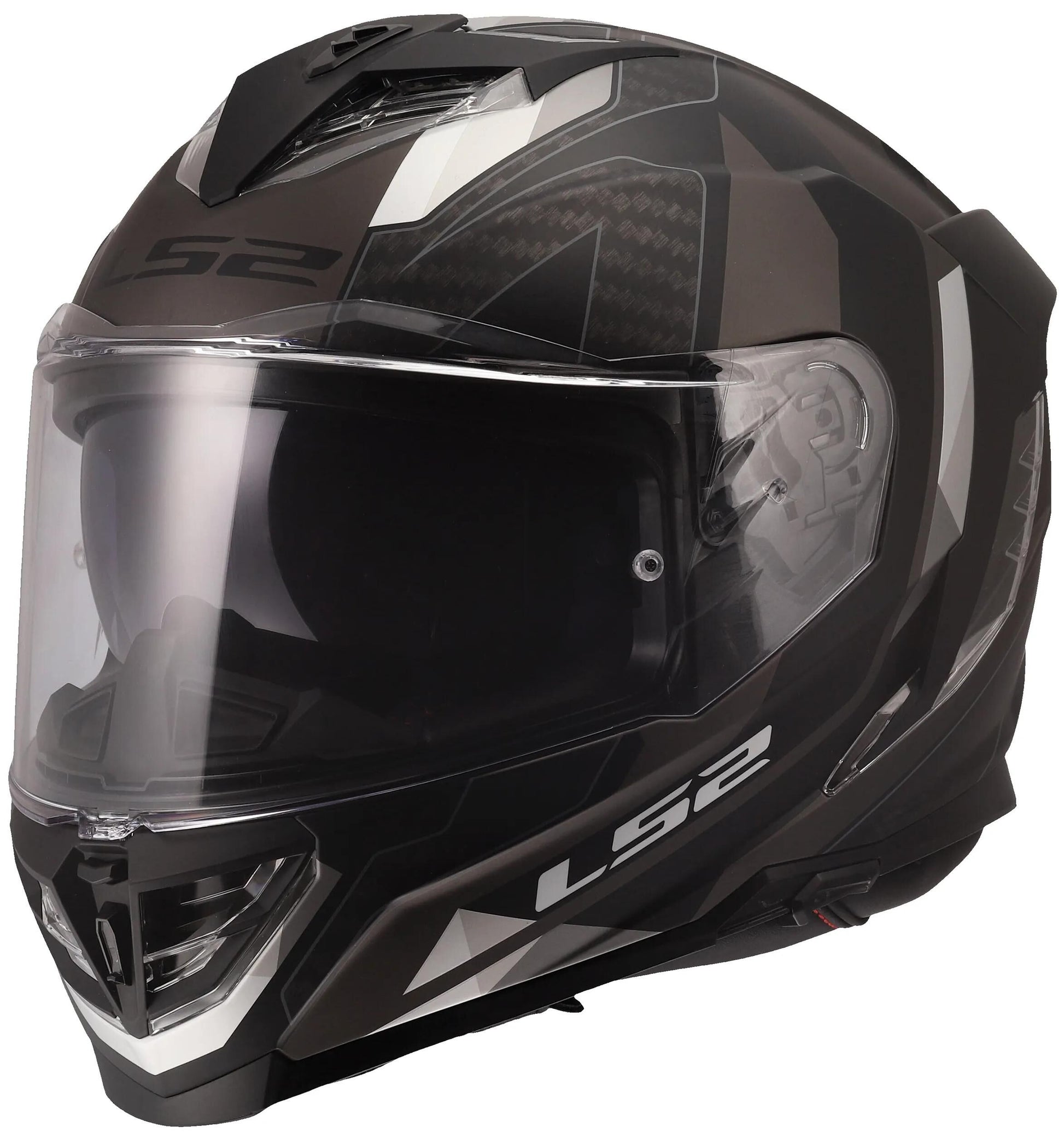 Ls2 casque intégral ff818 storm iii casque sportif ff818 storm ii sporty noir mat gris l