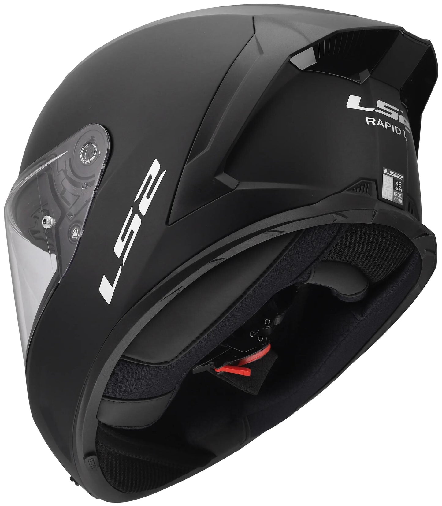 Casque intégral Ls2 ff820 rapid iii casques solides ff820 rapid i solid noir mat gr. xs
