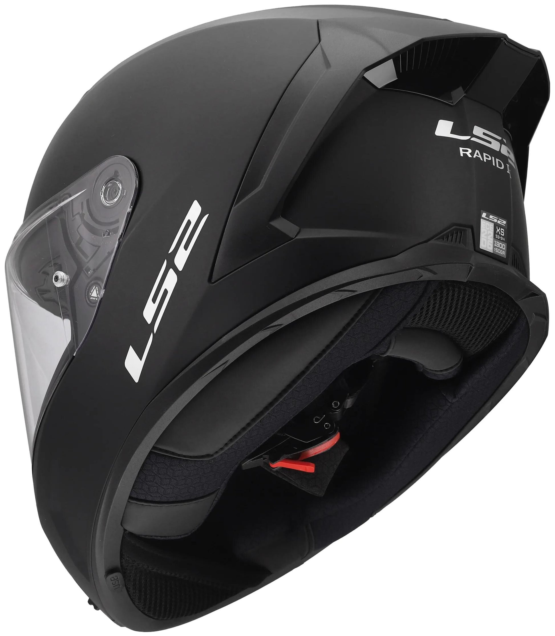 Ls2 casque intégral ff820 rapid iii casques solides ff820 rapid i solid noir mat taille xxl