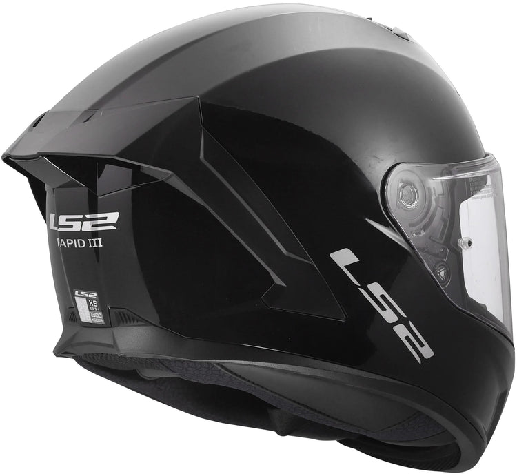 Casque intégral Ls2 ff820 rapid iii casques solides ff820 rapid i solid black gr. xl
