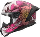Ls2 casque intégral ff820 rapid iii poppies casques ff820 rapid i poppies ii blanc rose s