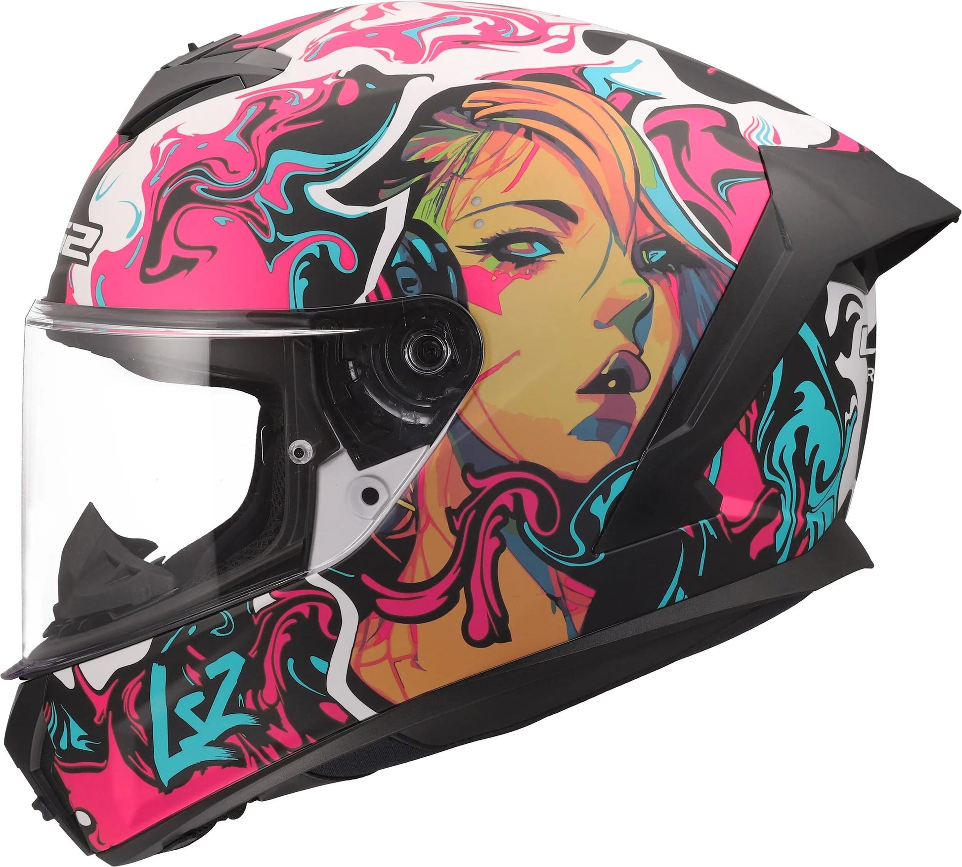 Casque intégral LS2 ff820 rapid iii casques cyberg ff820 rapid i cyberg violet cyan gr. m