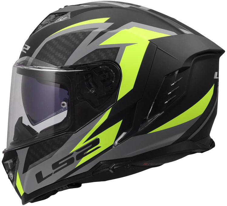 Ls2 full face helmet ff818 storm iii dynamo helmet ff818 storm ii dynamo matt black yellow