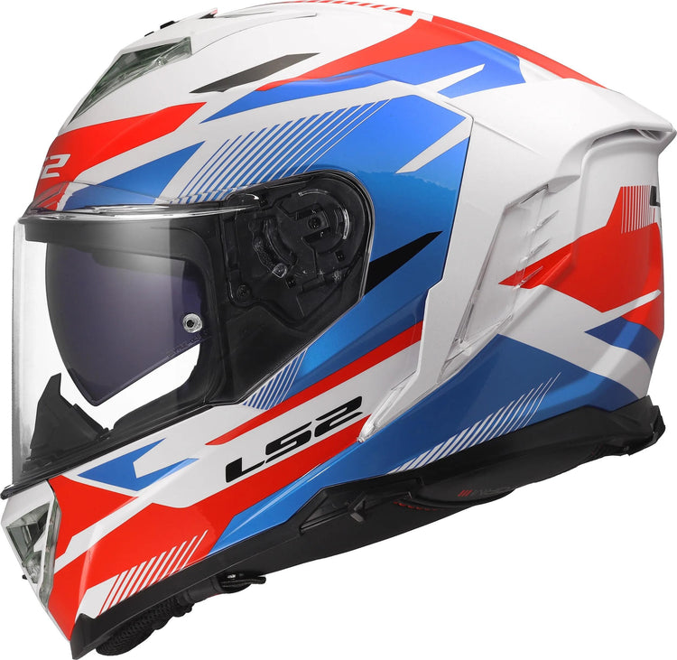 LS2 casque intégral ff818 storm iii casque komai ff818 storm ii komai blanc bleu rouge m