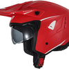 Ufo plast sheratan casque jet casque sheratan s rouge mat
