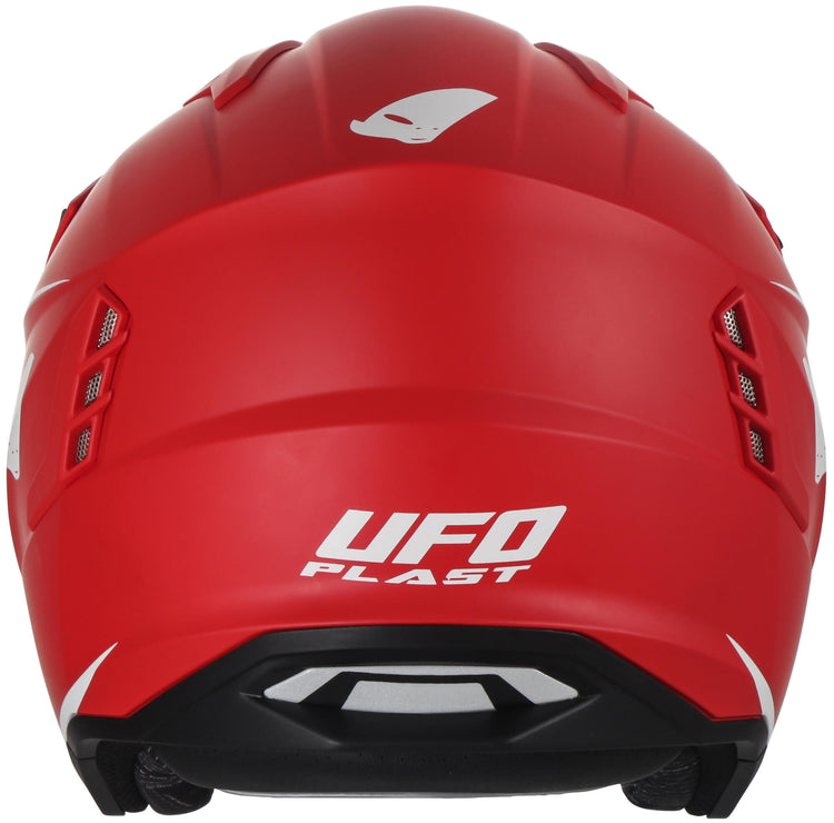 Ufo plast sheratan casque jet casque sheratan s rouge mat