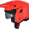 Casque jet Ufo plast sheratan casque sheratan s orange fluo mat