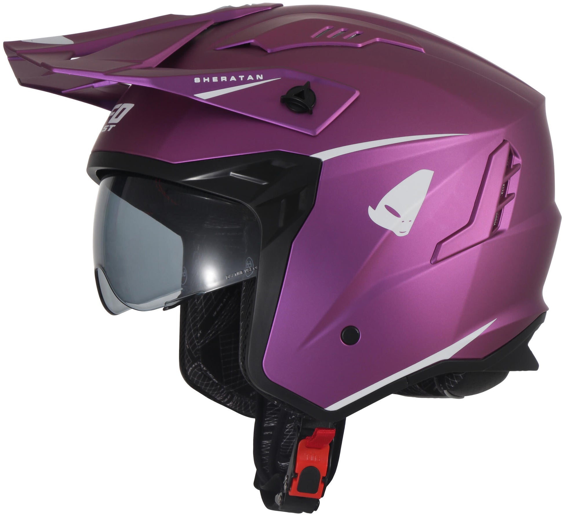 Casque jet Ufo plast sheratan casque sheratan xl fuchsia mat