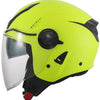 Casque jet Ufo plast urban spirit casque urban spirit s jaune fluo mat.
