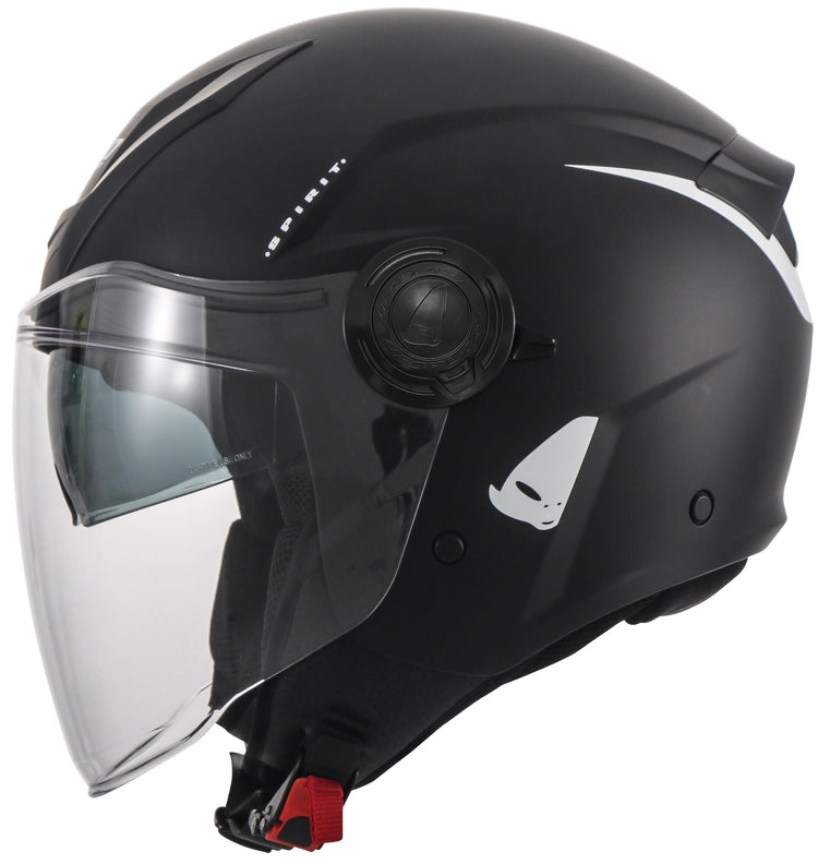 Casque jet Ufo plast urban spirit casque urban spirit xs noir mat